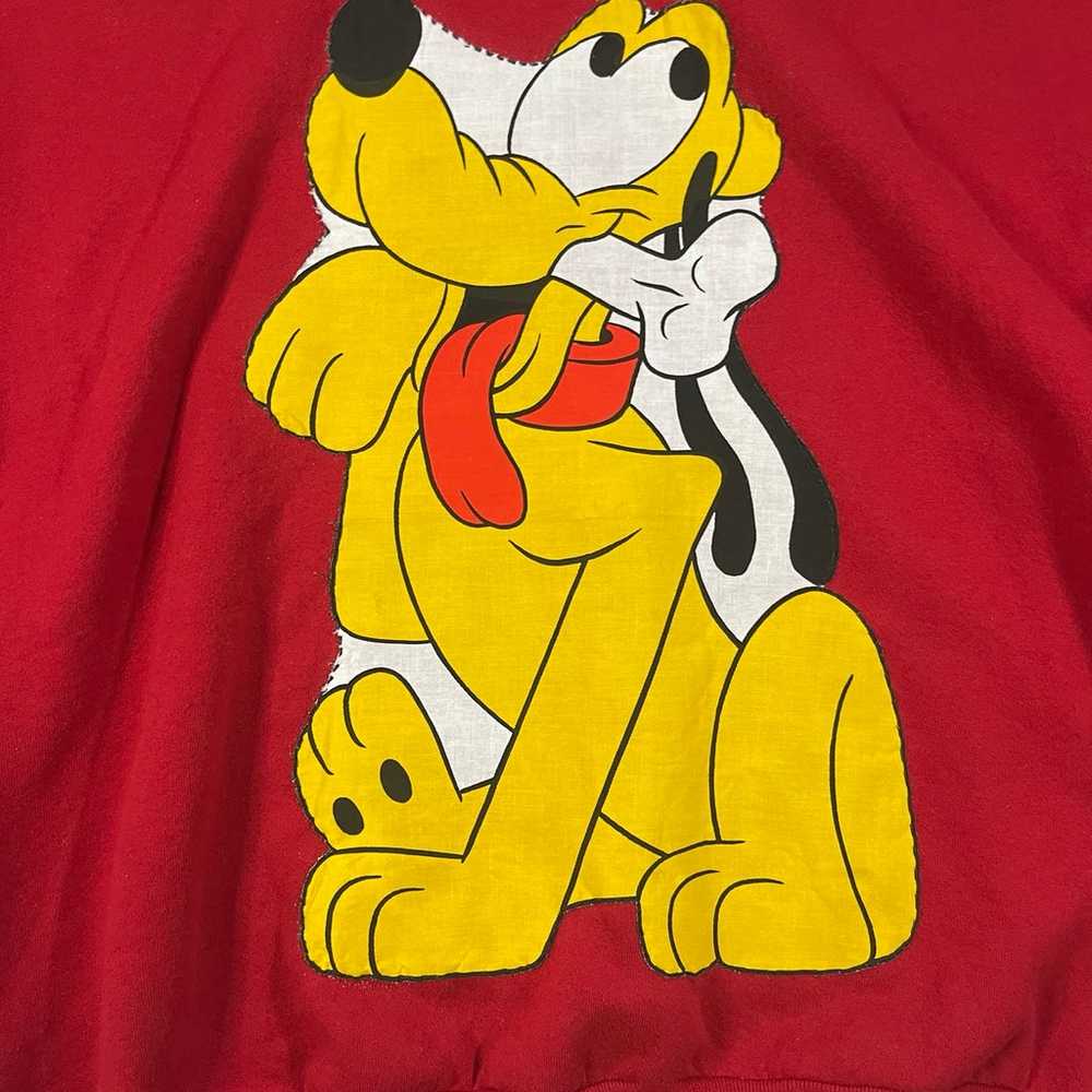 Vintage 90s Disney's Pluto Sweatshirt Crewneck Sz… - image 4