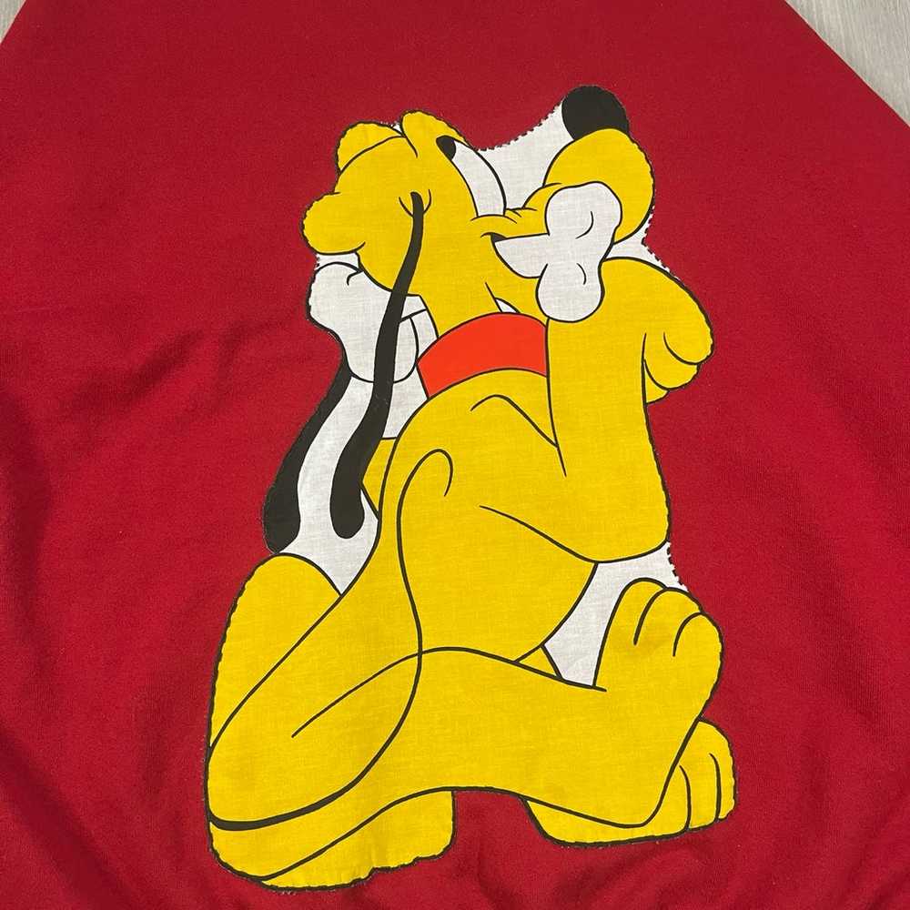 Vintage 90s Disney's Pluto Sweatshirt Crewneck Sz… - image 9
