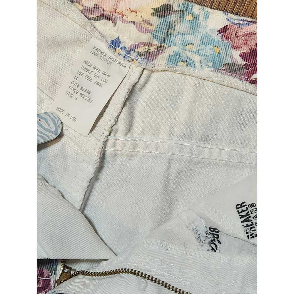 Other Vintage Breaker Jeans Floral Denim Skirt - image 3