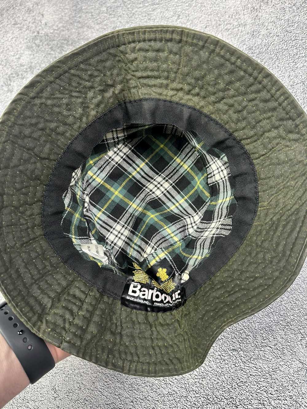 Barbour × Hat × Rare BARBOUR Wax Vintage Sport Bu… - image 3