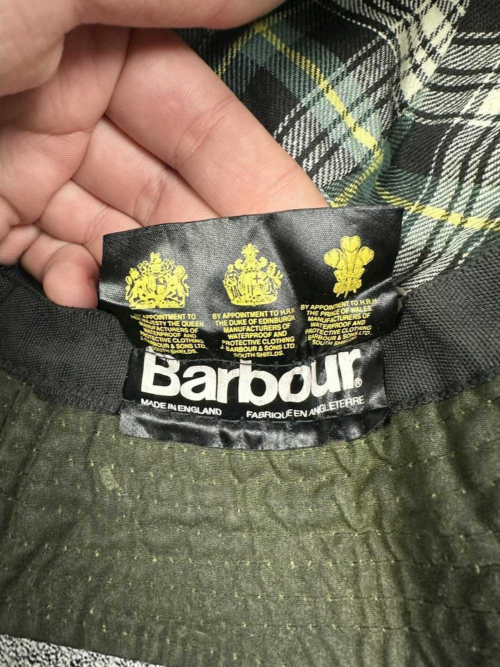 Barbour × Hat × Rare BARBOUR Wax Vintage Sport Bu… - image 5