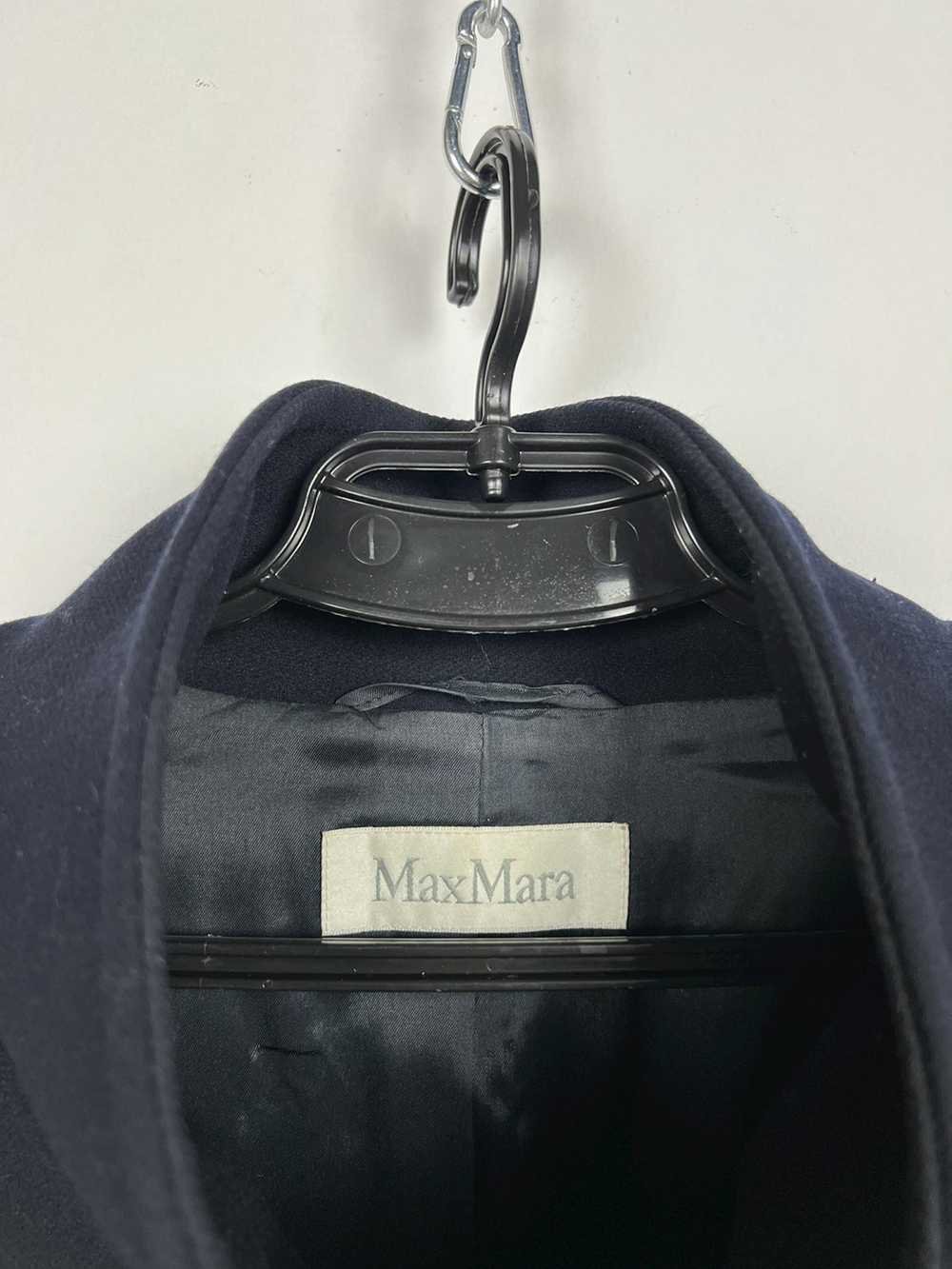Max Mara Max Mara Cropped Wool Coat Size 36 Dark … - image 11