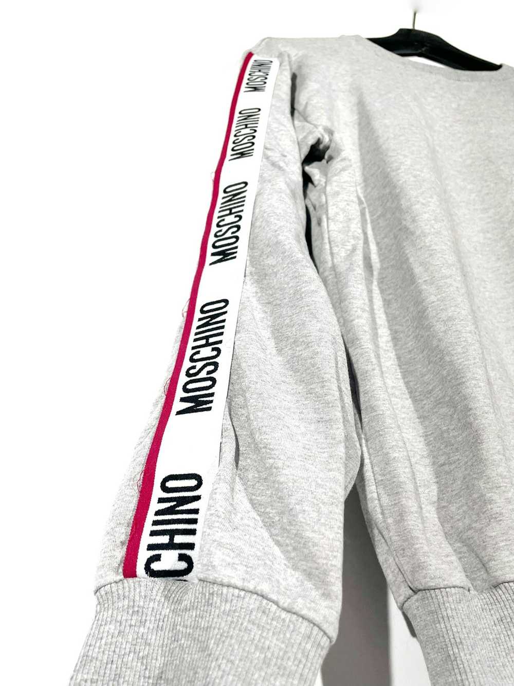 Moschino Moschino Basic Gray Sweatshirt Monogram … - image 4