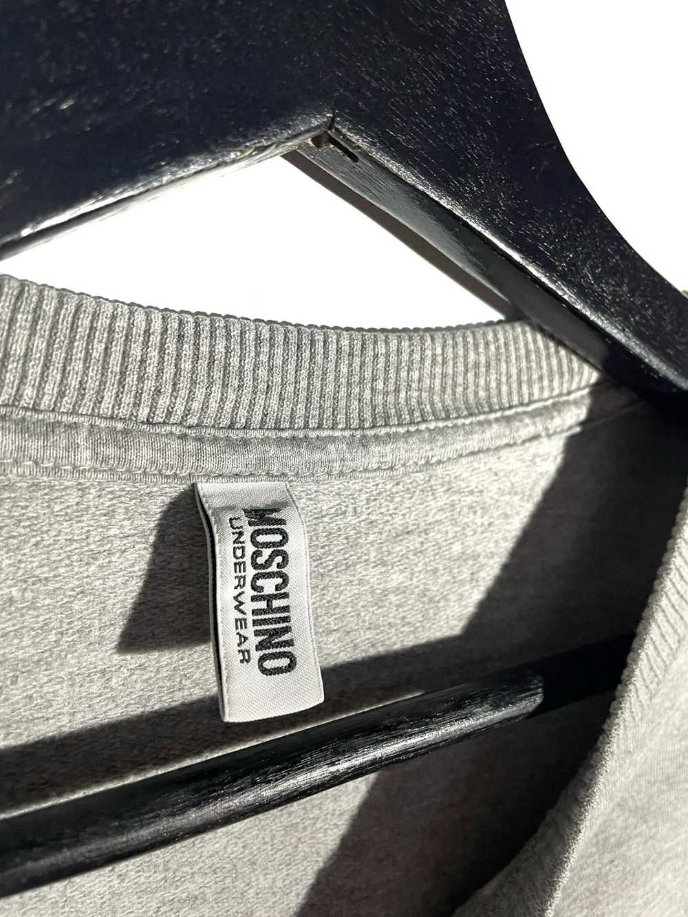 Moschino Moschino Basic Gray Sweatshirt Monogram … - image 5