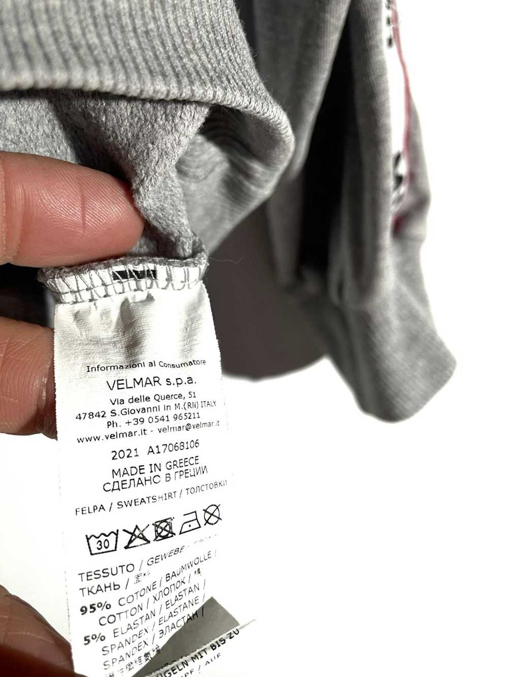 Moschino Moschino Basic Gray Sweatshirt Monogram … - image 7