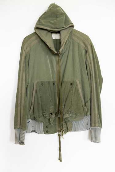 Greg Lauren Army tent high tech hoodie track jacke