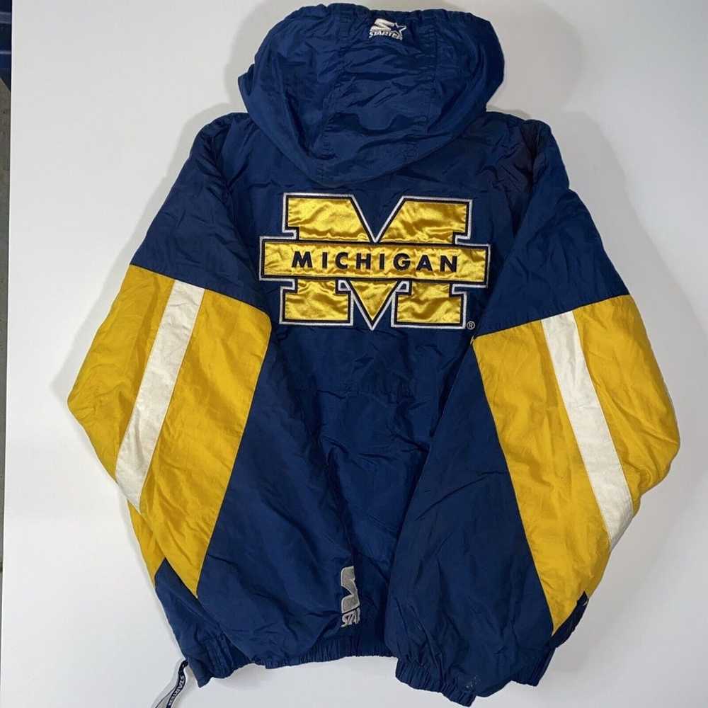 Vtg 90s Starter University of Michigan Wolverines… - image 5