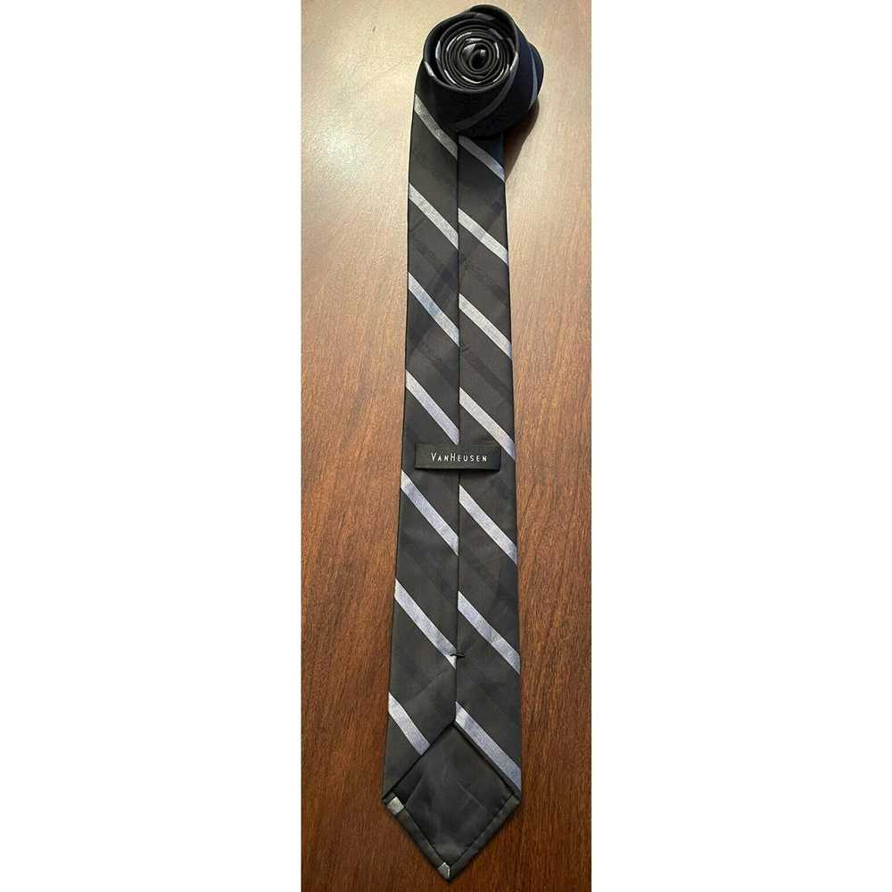 Van Heusen Van Heusen Black, Gray, Men’s Neck Tie - image 2