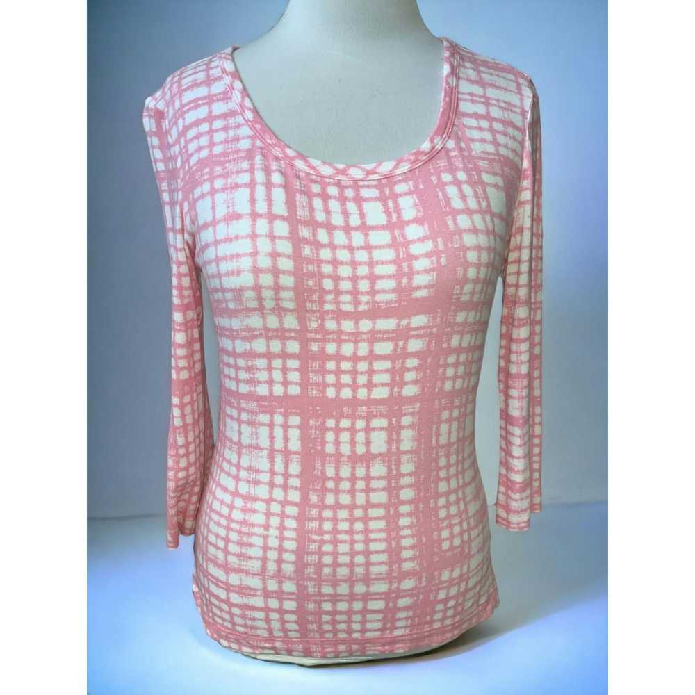 St. John Couture St John pink white short sleeve … - image 7