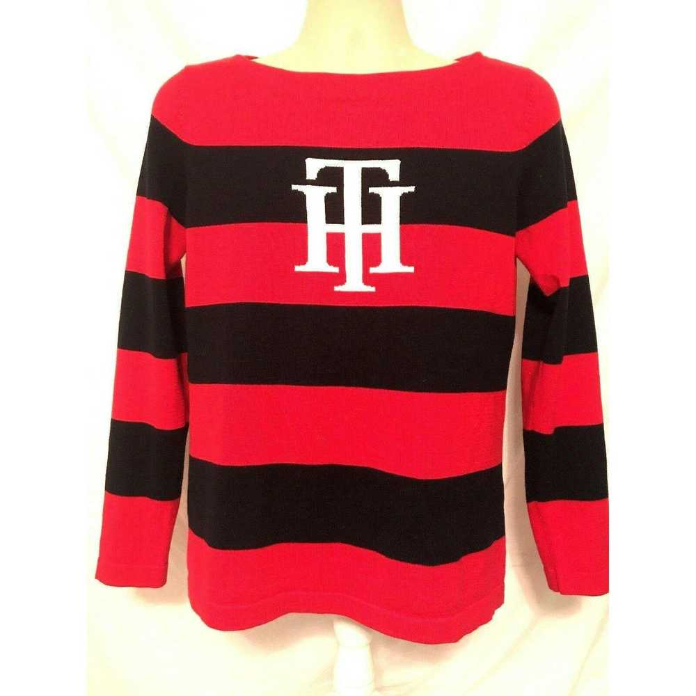 Tommy Hilfiger Tommy Hilfiger TH Red Blue Striped… - image 2