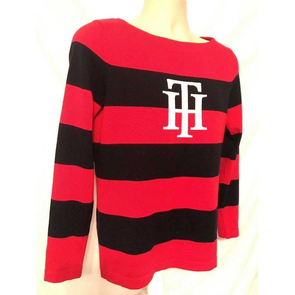 Tommy Hilfiger Tommy Hilfiger TH Red Blue Striped… - image 4