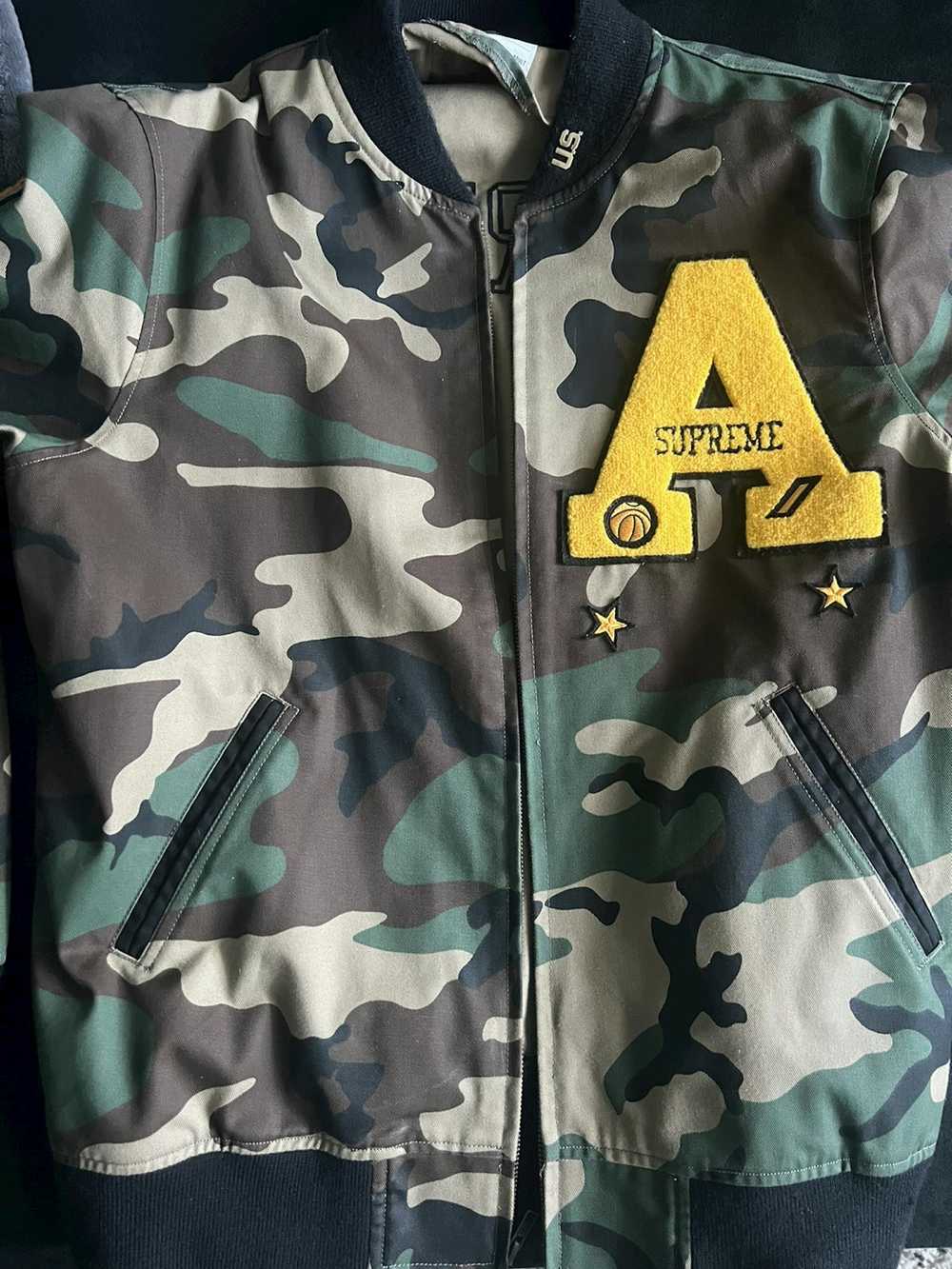 Supreme Supreme SS13 Cadet Varsity Camo Letterman… - image 5