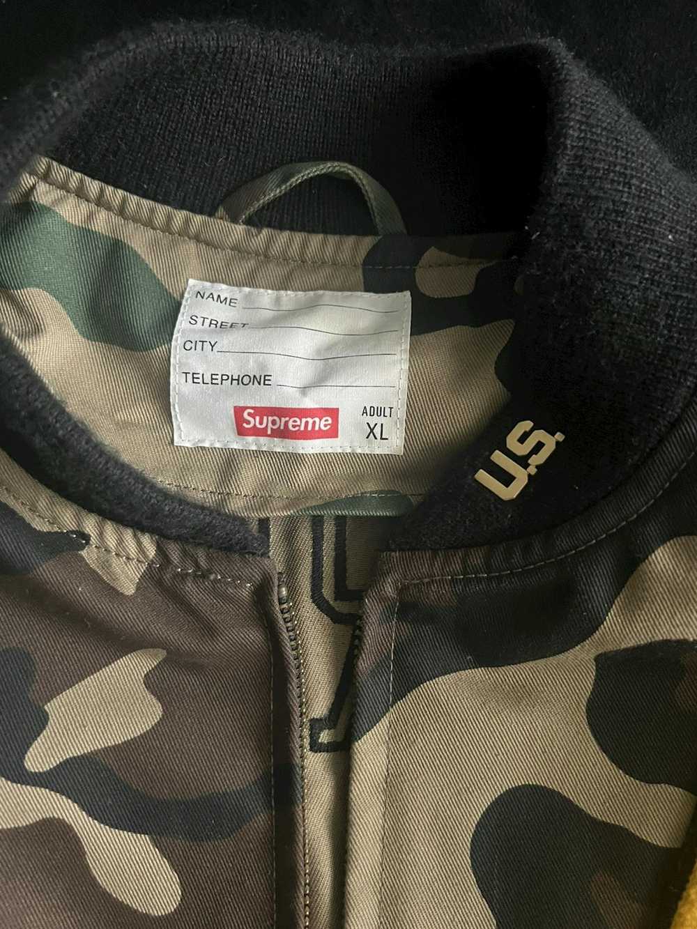 Supreme Supreme SS13 Cadet Varsity Camo Letterman… - image 8