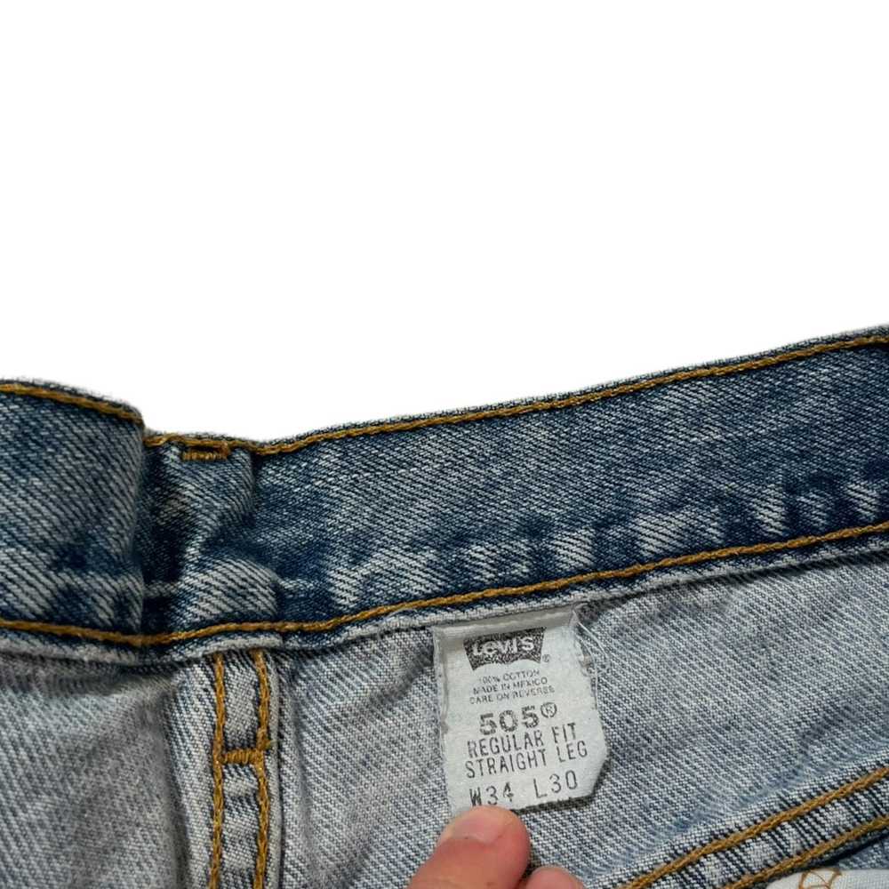 Levi's × Vintage Levi’s 505 Light Wash Jeans - image 2