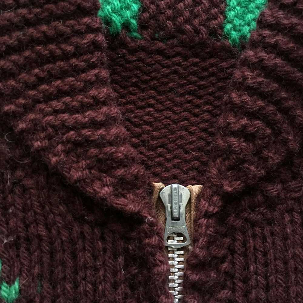 Vintage 70’s True Vintage Hand Knit Cowichan Swea… - image 7