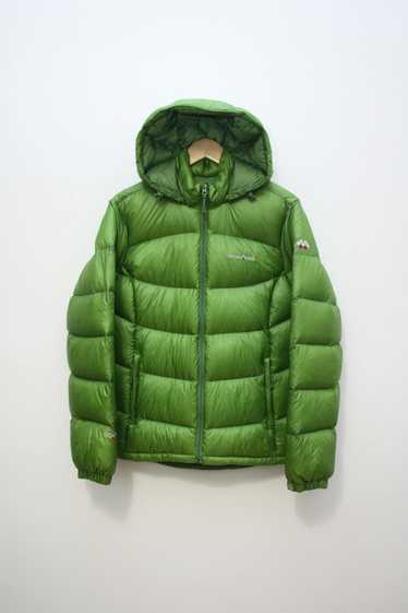 montbell 800FP puffer jacket green Y2K-