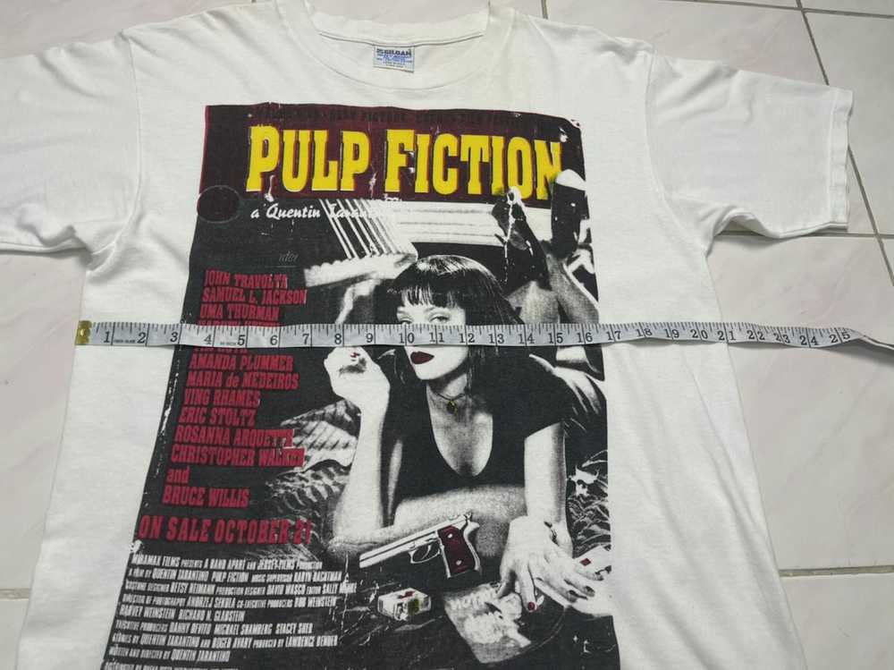 Movie × Vintage Vintage 90's Pulp Fiction Movie T… - image 8