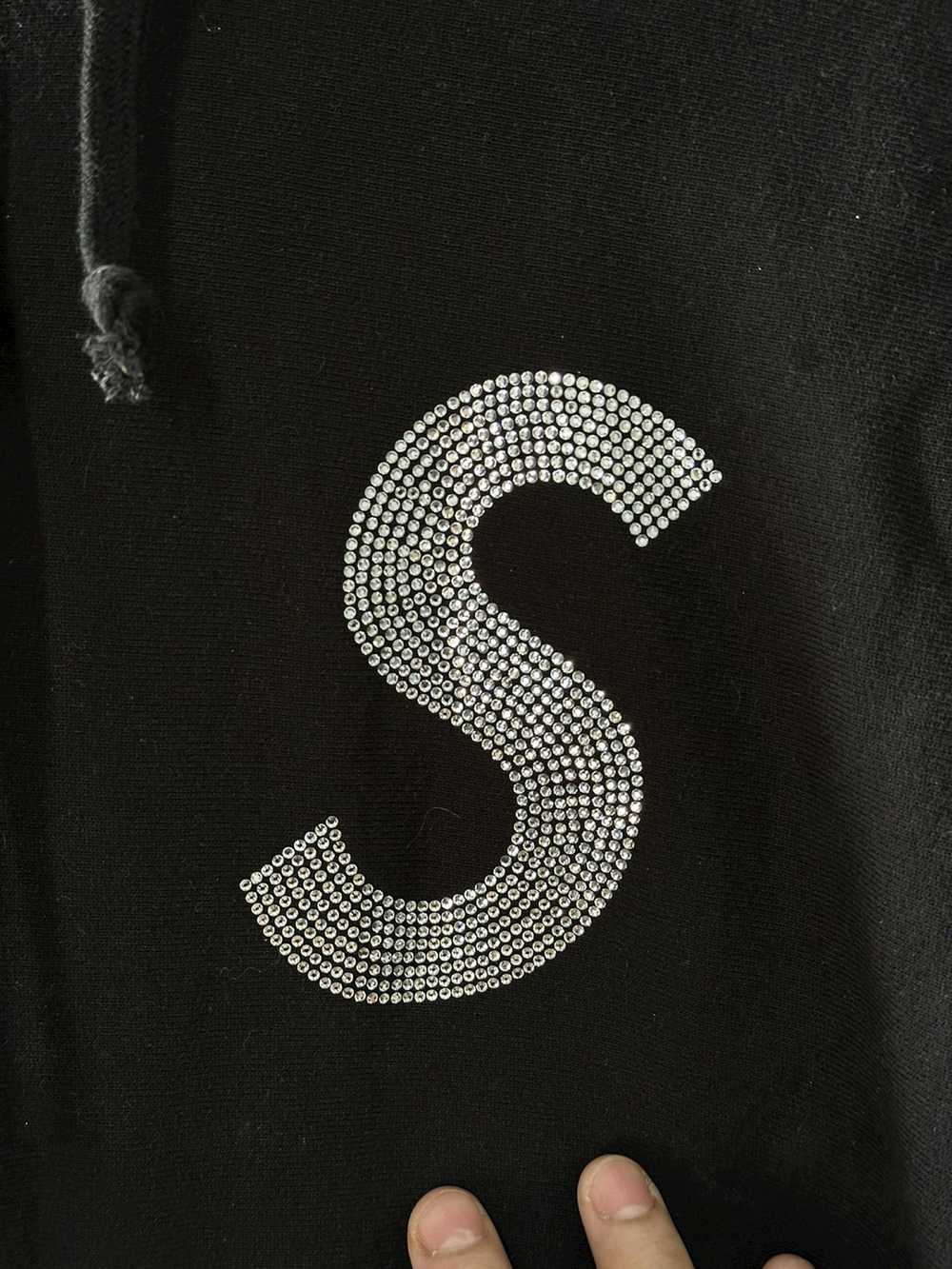 Supreme × Swarovski Supreme Swarovski black hoodie - image 2