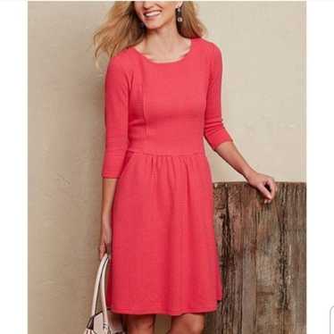 Matilda Jane Coral Textured Knit Dress - image 1