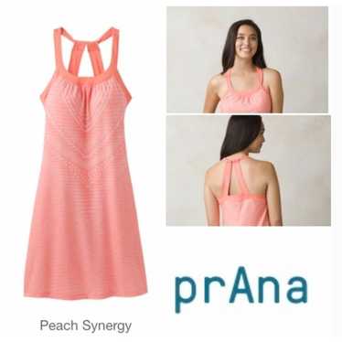 PrAna Cantine Athletic Outdoor Dress in Peach Synergy Women's Medium