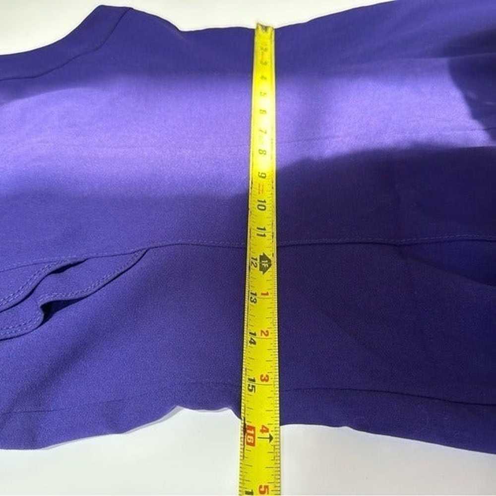 Calvin Klein Purple one flutter shoulder shift dr… - image 10