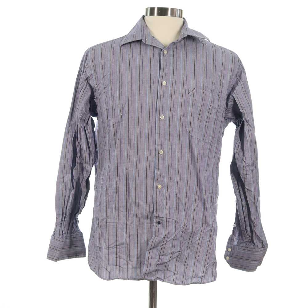 Ben Sherman Men's Purple Striped Button Up Shirt … - image 1