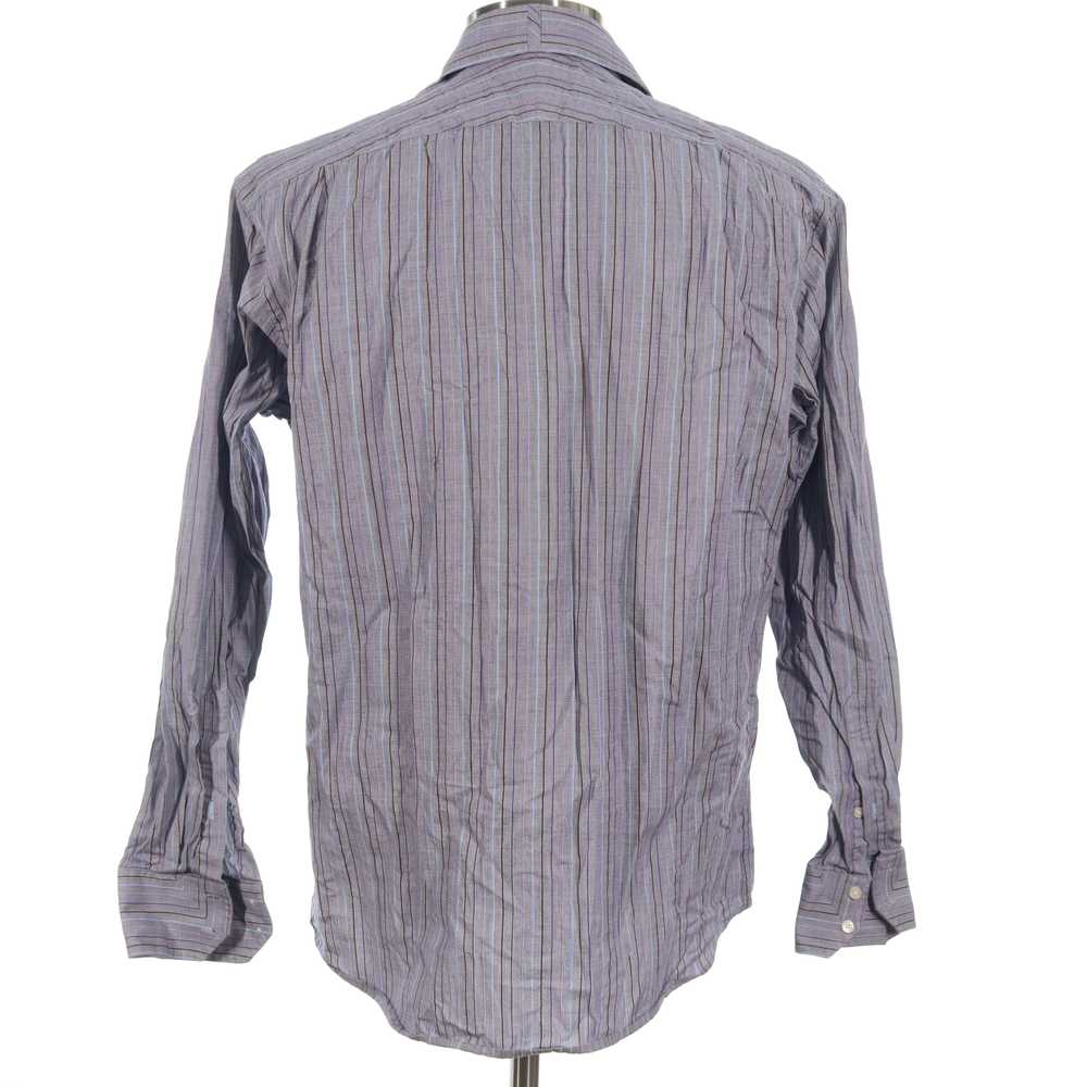 Ben Sherman Men's Purple Striped Button Up Shirt … - image 3