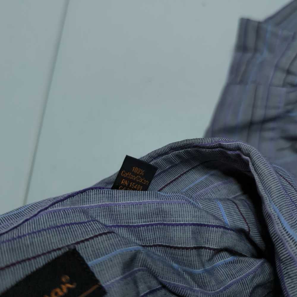 Ben Sherman Men's Purple Striped Button Up Shirt … - image 6