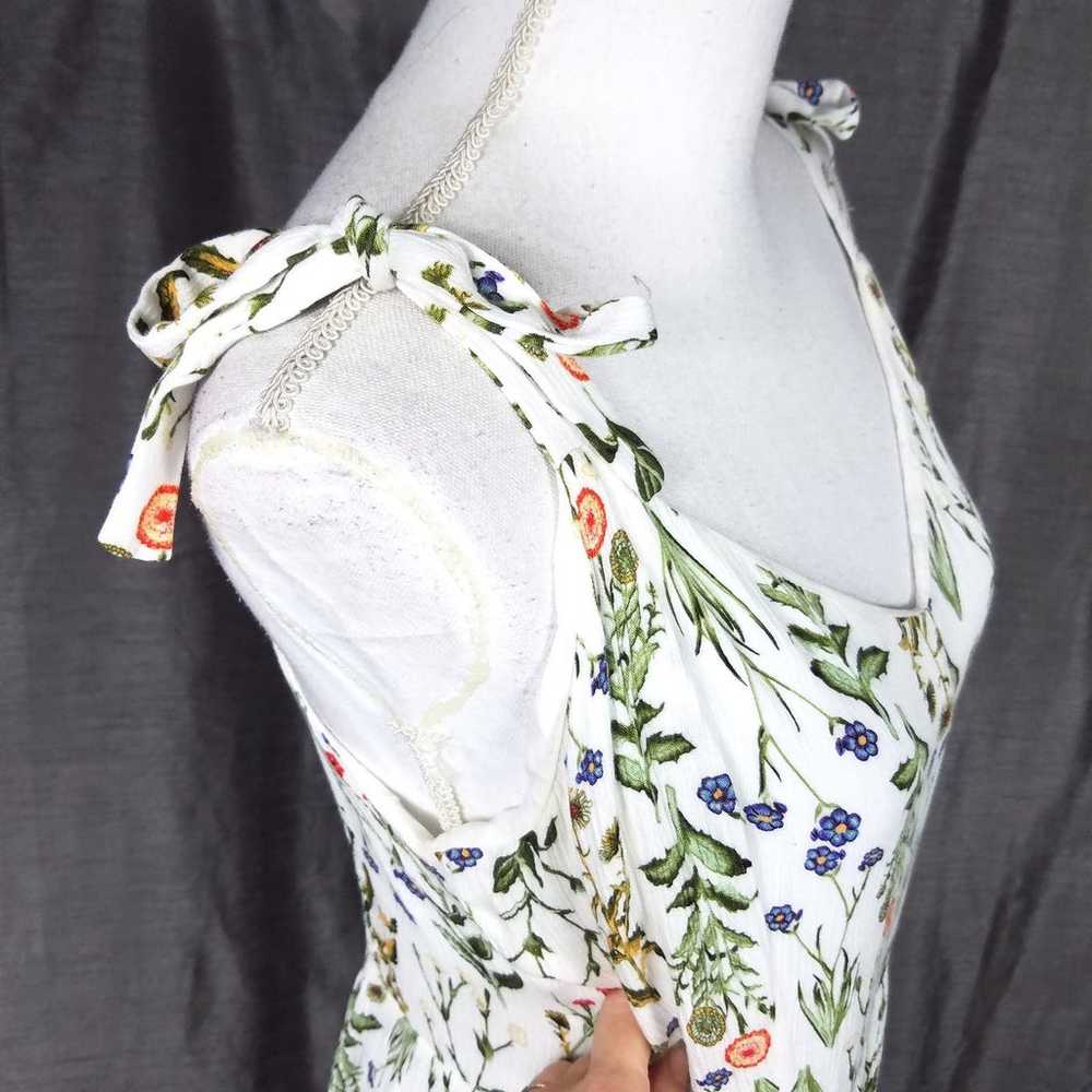 Tabitha Webb Wildflower White Floral Sleeveless D… - image 4