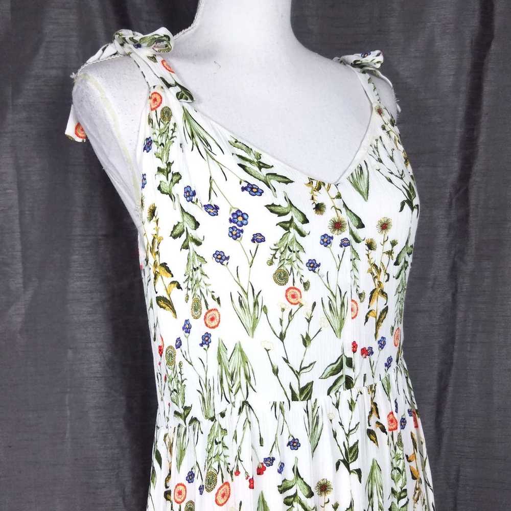 Tabitha Webb Wildflower White Floral Sleeveless D… - image 5