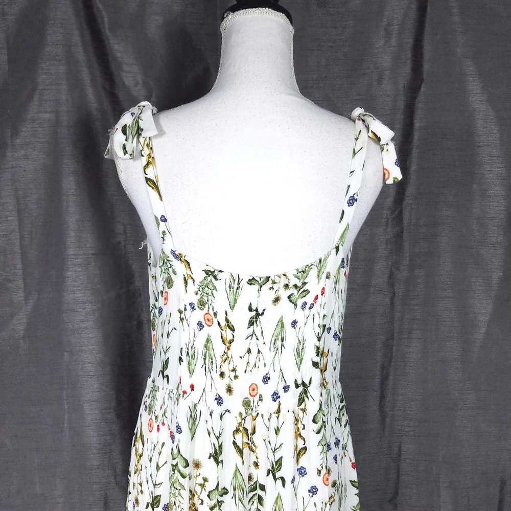 Tabitha Webb Wildflower White Floral Sleeveless D… - image 6