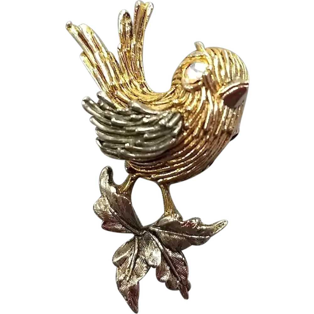 Vintage Signed "ART" Arthur Pepper Bird Brooch - image 1