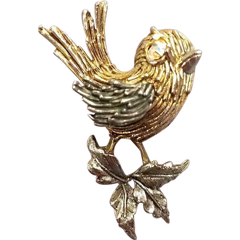 Vintage Signed "ART" Arthur Pepper Bird Brooch - image 2