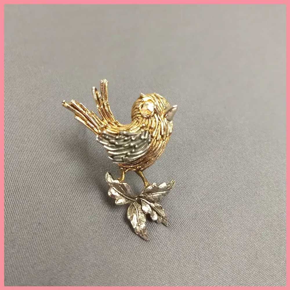 Vintage Signed "ART" Arthur Pepper Bird Brooch - image 3