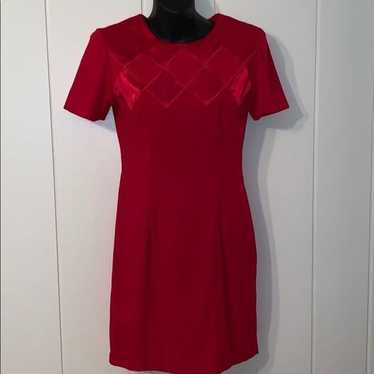 Vtg 80s/90s Scarlett red mini dress