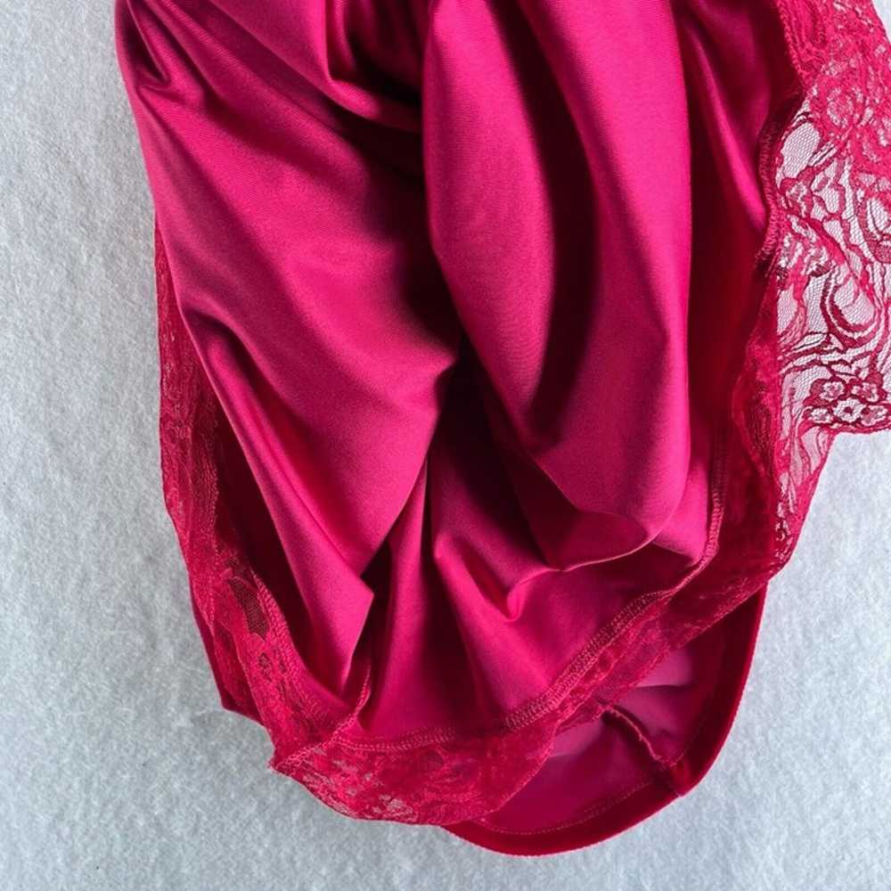 Lovers +Friends Slip Mini Dress Sz M Pink Velvet … - image 10