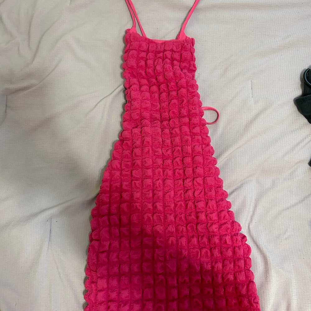 Pink Ruffle Dress - image 2