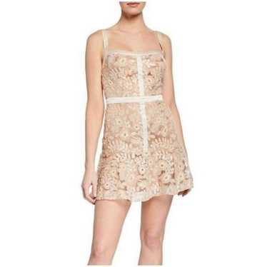 Ryse the Label Revolve lace sequin nude and cream 