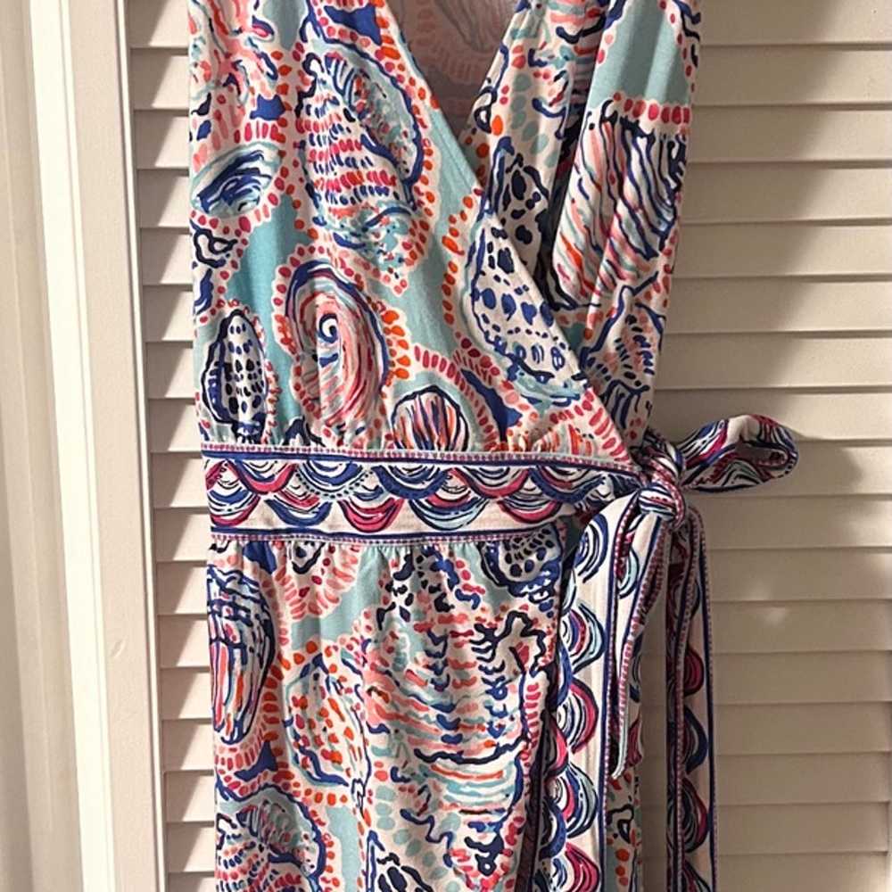 Lilly Pulitzer bellina wrap dress she’ll me about… - image 2