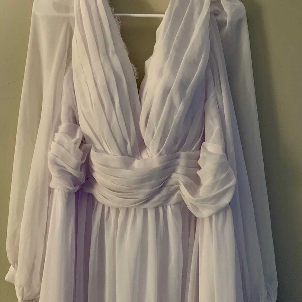 Long Sleeve Wedding Dress - image 3