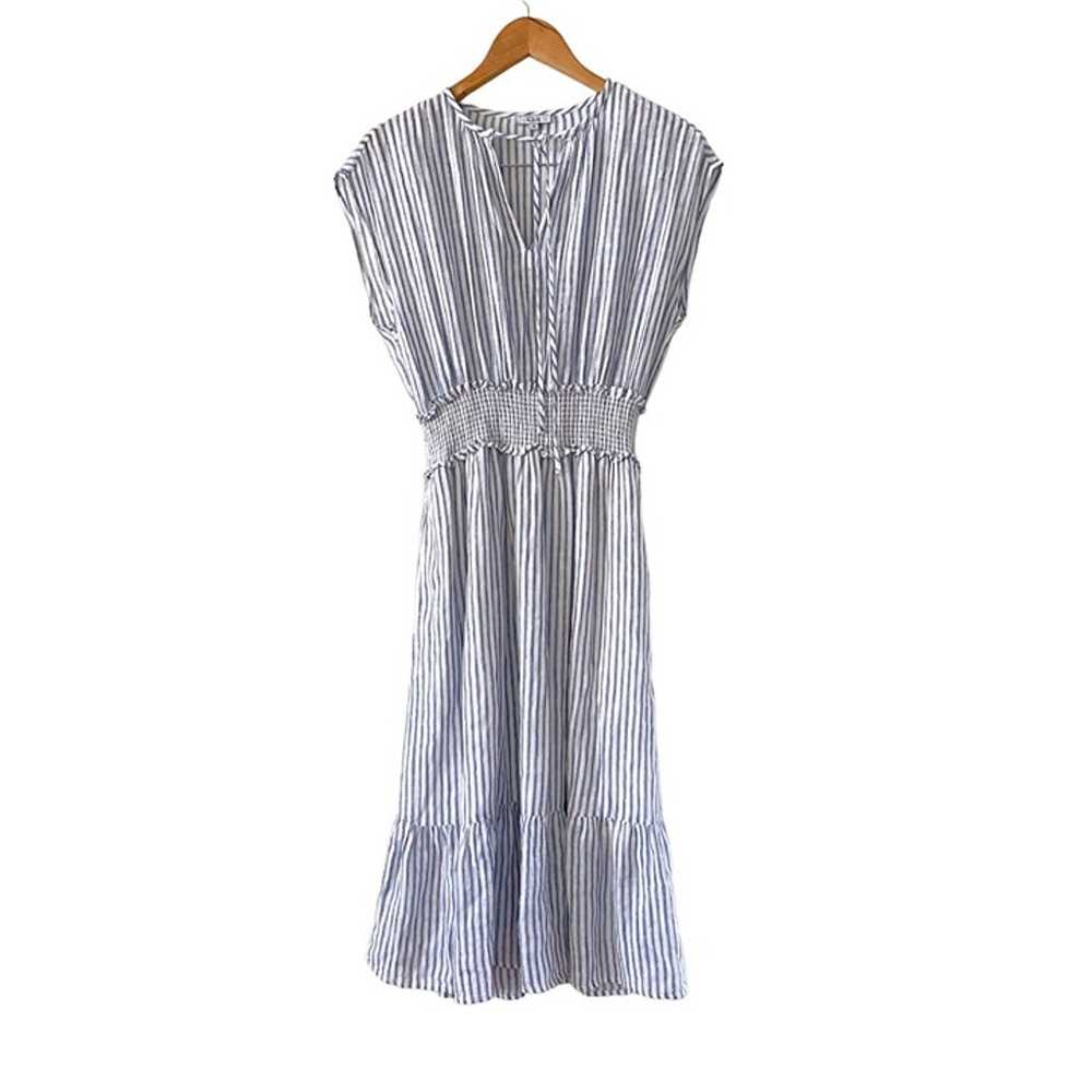 Rails Ashlyn Smocked Striped Midi Dress, Size XS - image 3