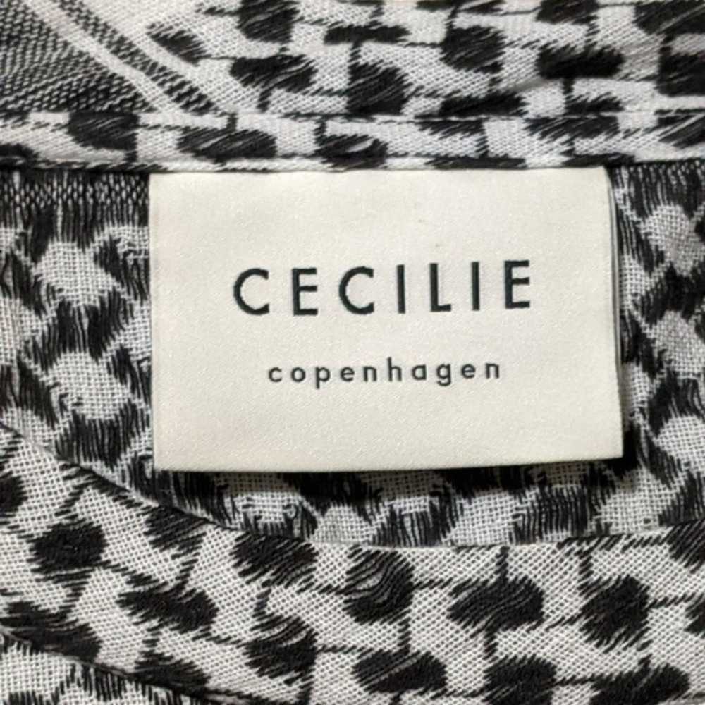 Cecilie Copenhagen slip on trapeze hem jacquard m… - image 3