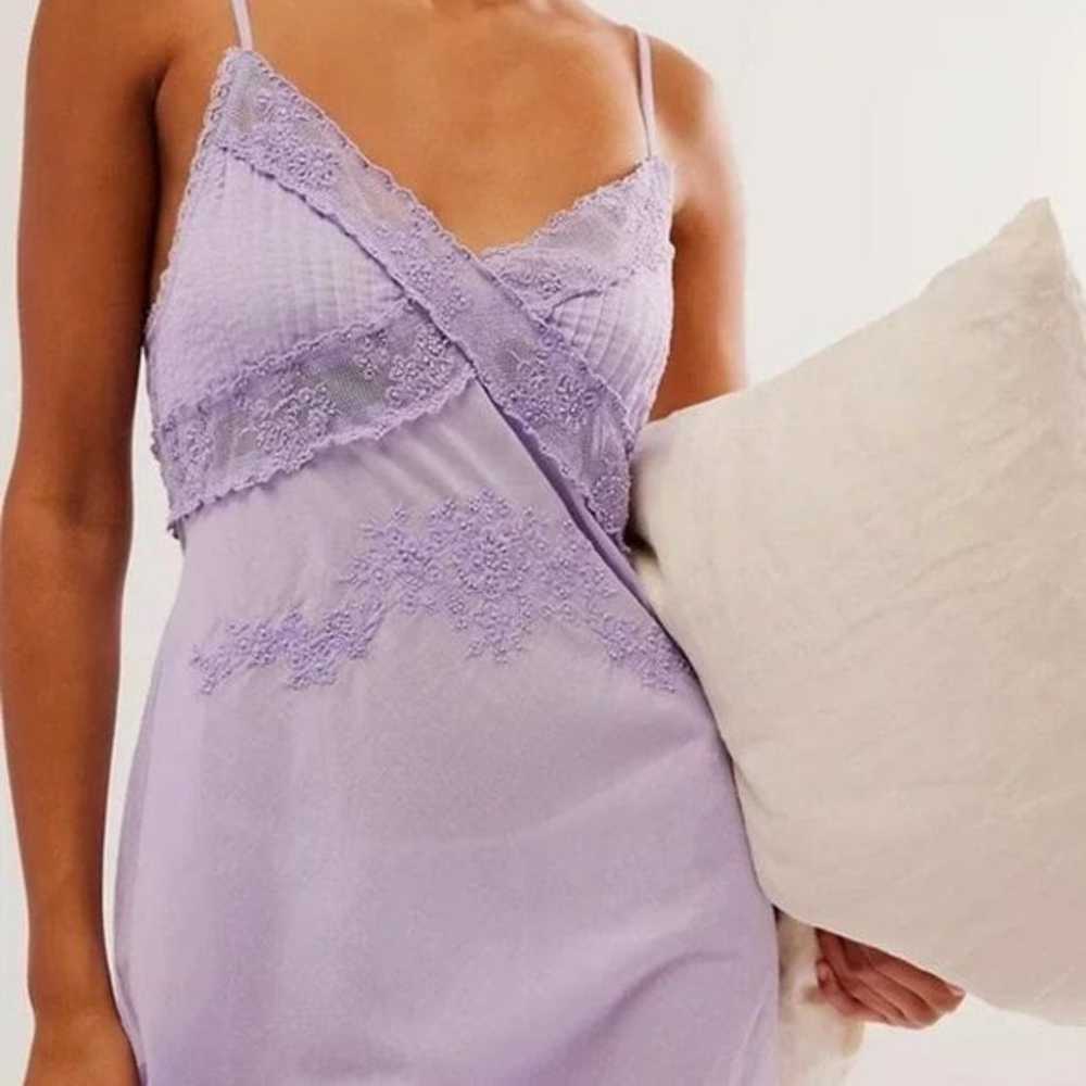 NWOT Free People Going Steady Slip Large Lilac  B… - image 2
