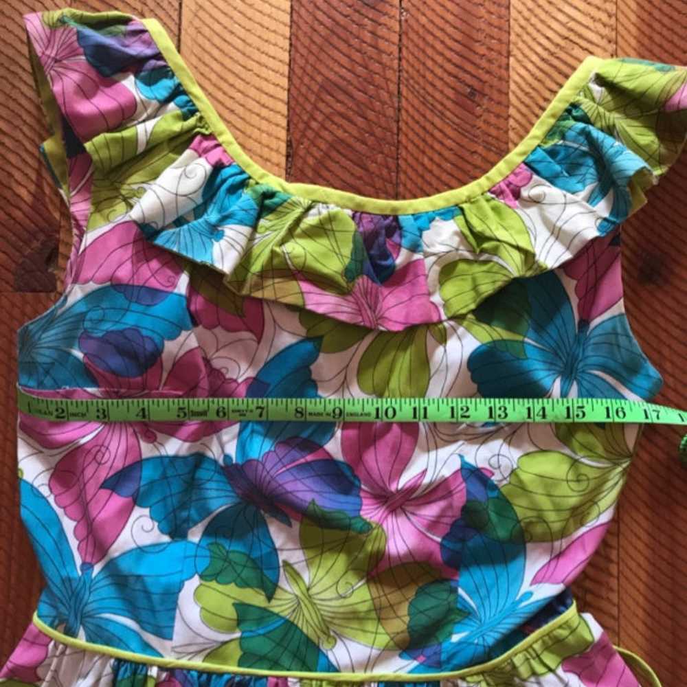 Womens handmade vintage butrerfly  Dress - image 12