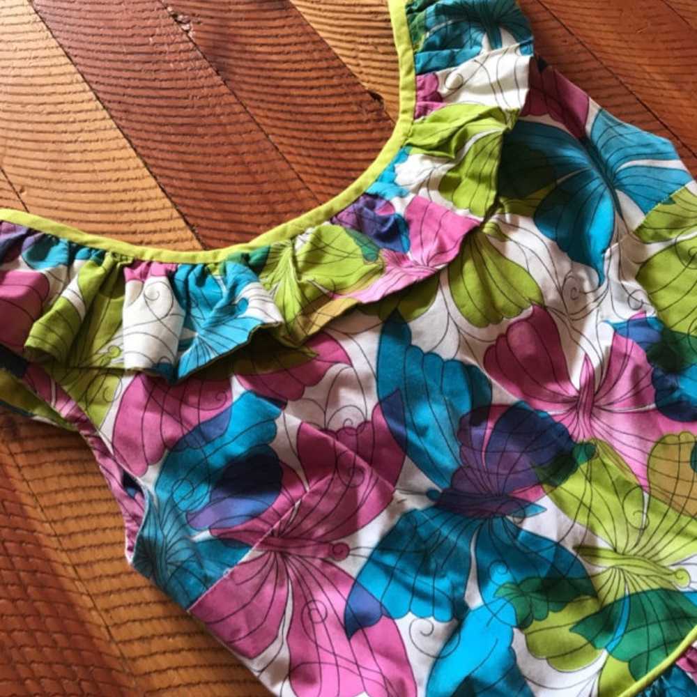 Womens handmade vintage butrerfly  Dress - image 3