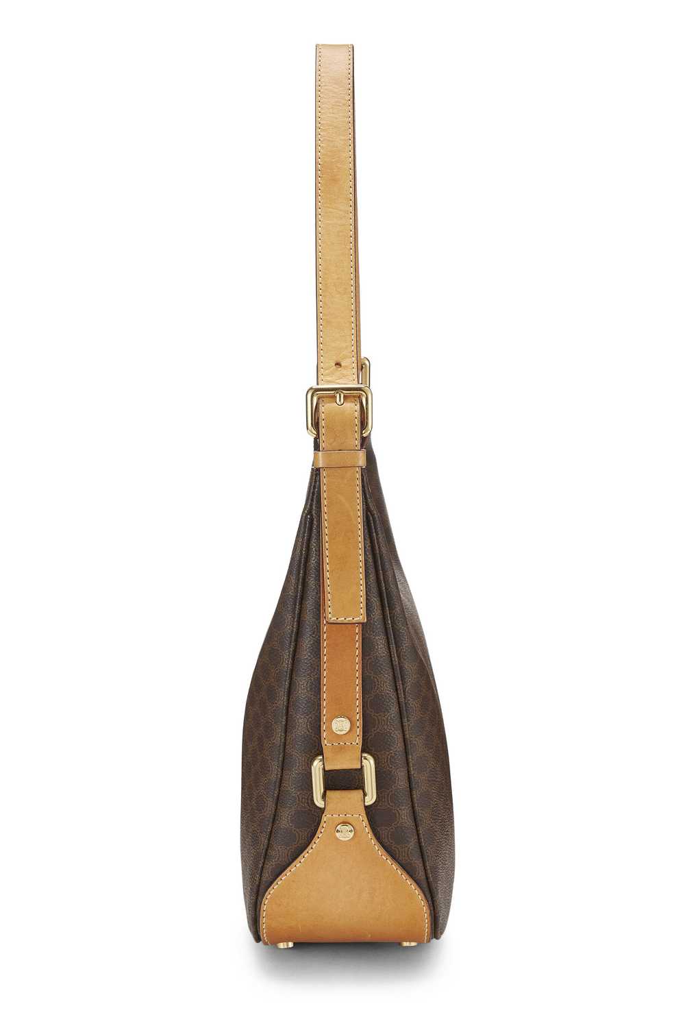 Brown Coated Canvas Macadam Shoulder Bag - image 3