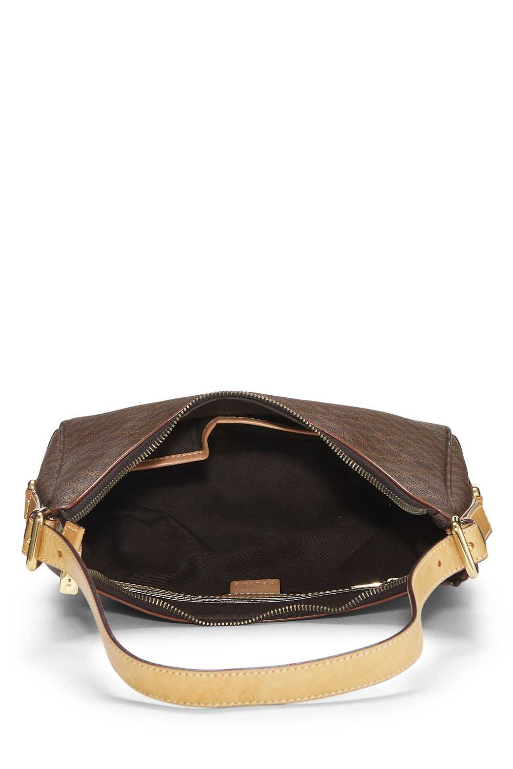 Brown Coated Canvas Macadam Shoulder Bag - image 6