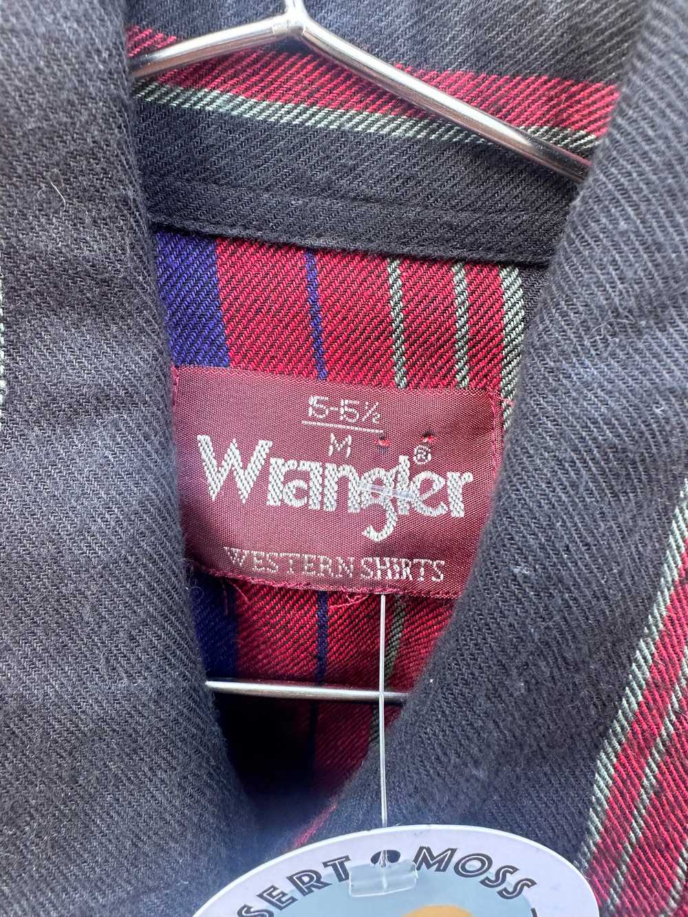 Wrangler Cowboy Flannel Pearl Snap Shirt - image 4