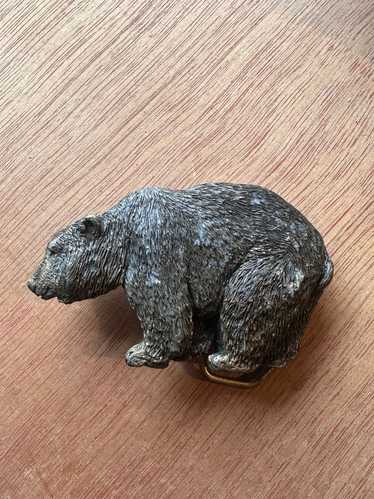 1976 Grizzy Bear Belt Buckle