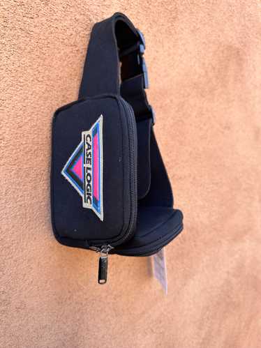 80's Case Logic Black Neoprene Belt Pack for Tape 